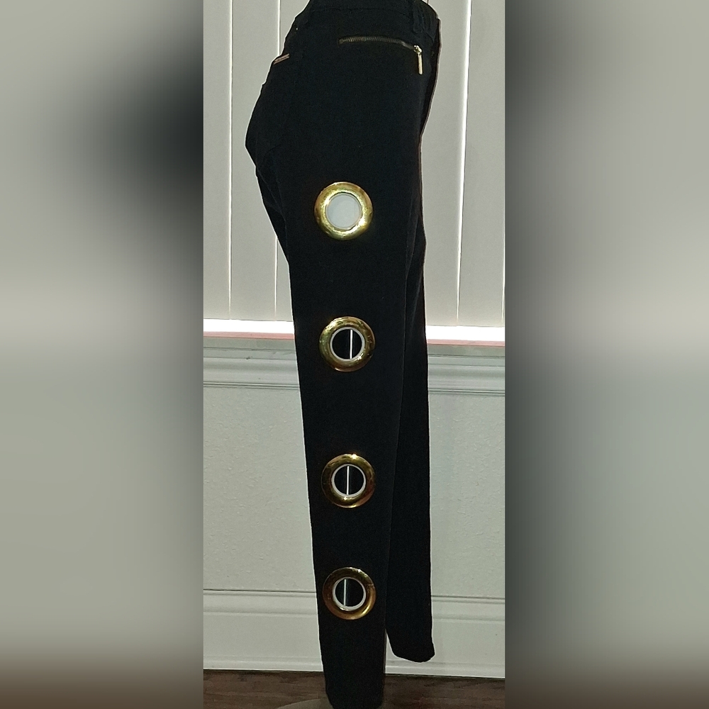 Michael Kors Black Straight Leg Jeans